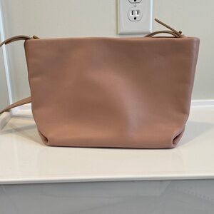J. Crew Blush Leather Shoulder Bag